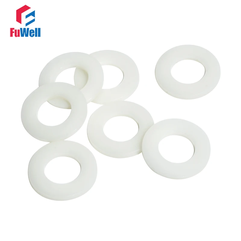 Silicone Washer White Sealing Flat Gasket Solid Plain Washers Food Grade Rings