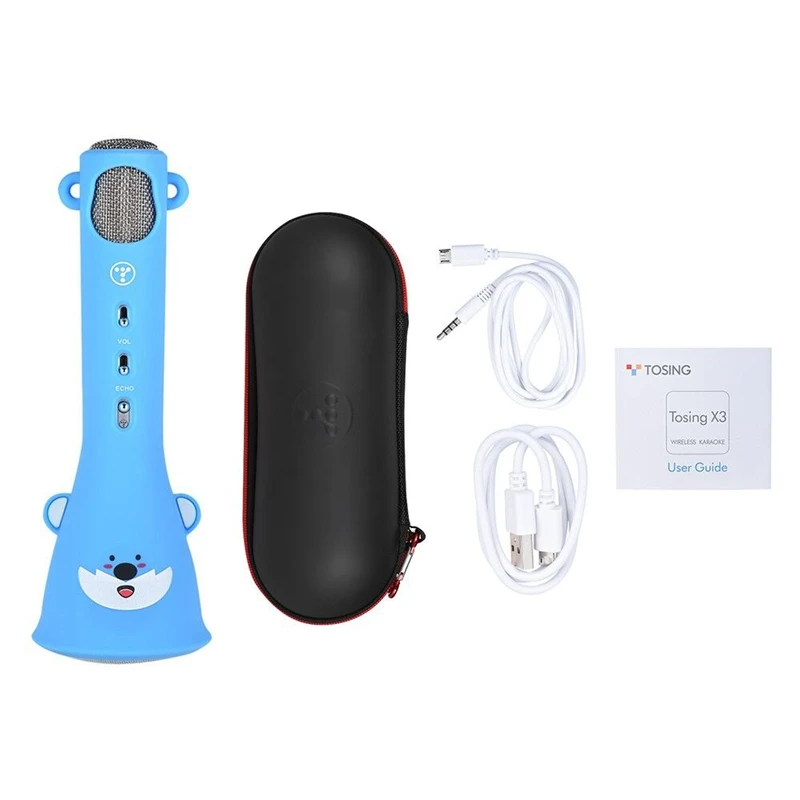 Тосинг беспроводной караоке Bluetooth микрофон подарки и игрушки для детей, портативная Поющая машина Совместимый телефон, компьютер для Pa