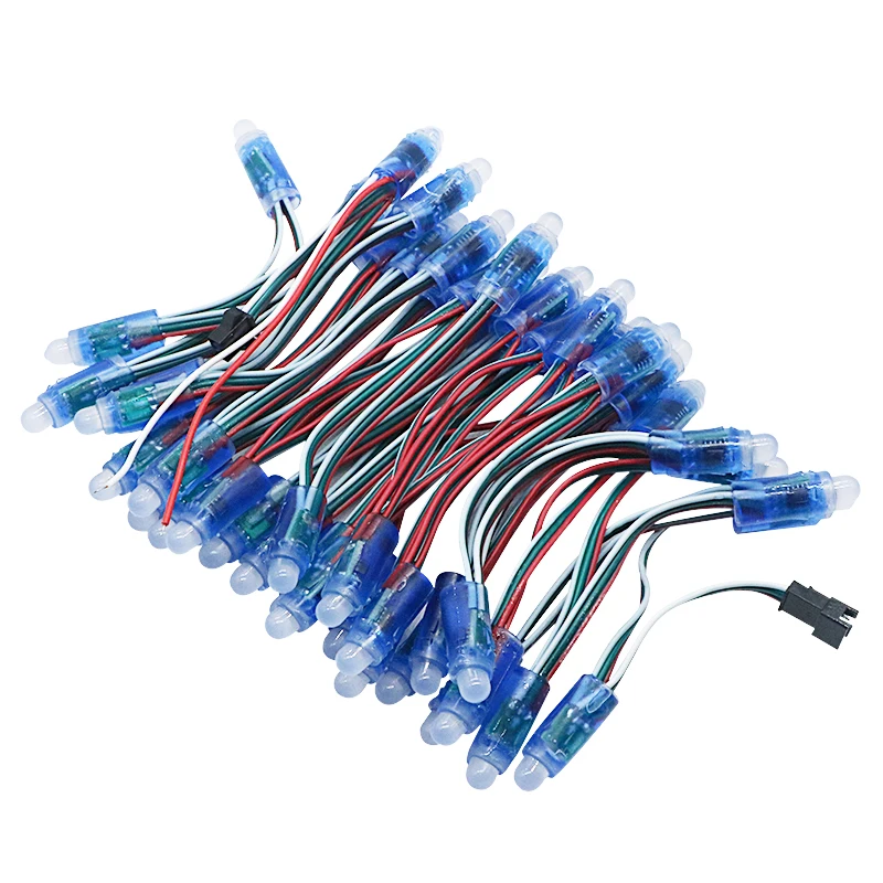 SZYOUMY 500 шт DC5V WS2811 RGB длиной в Пол, с бусинами водонепроницаемый 2811 ic полноцветная светодиодная точечная лампа