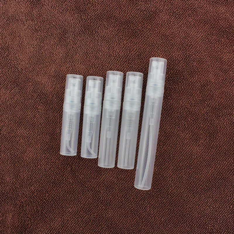

10 X 2ml 3ml 5ml Empty Plastic Perfume Bottles Mist Spray Refillable Bottle Small Test Sample Container Vial Atomizer Perfumes