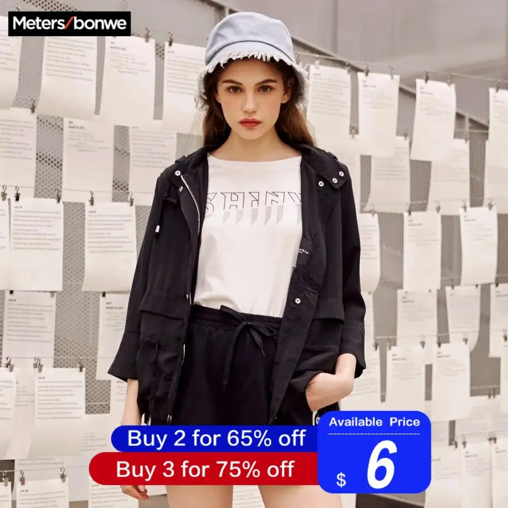 Metersbonwe, модная ветровка, короткая куртка, для женщин, на каждый день, осенние пальто, определенная Талия, тонкая женская куртка, женская верхняя одежда