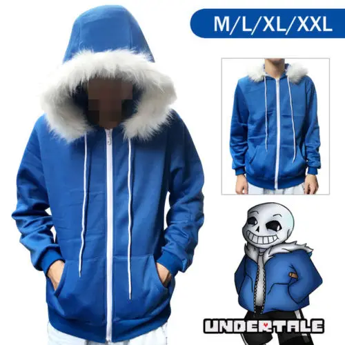 Костюм для косплея толстовка на молнии с капюшоном куртка пальто Undertale Sans Frisk Chara Papyrus Fall Sans свитер Спортивная одежда уличная одежда Топ