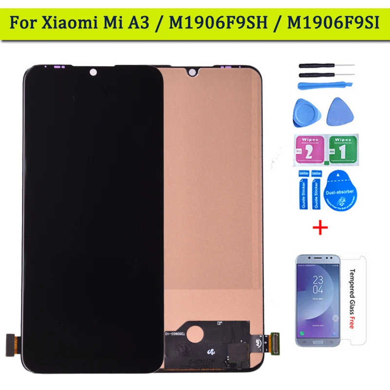 Дисплей для Xiaomi Mi A3 MiA3 ЖК-дисплей с сенсорным экраном и дигитайзером в сборе CC9E