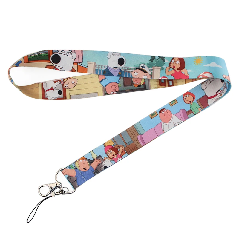 PC213 семья Guy Lanyards держатель удостоверения личности ID карты пройти Мобильный телефон ремни значок брелок для ключей