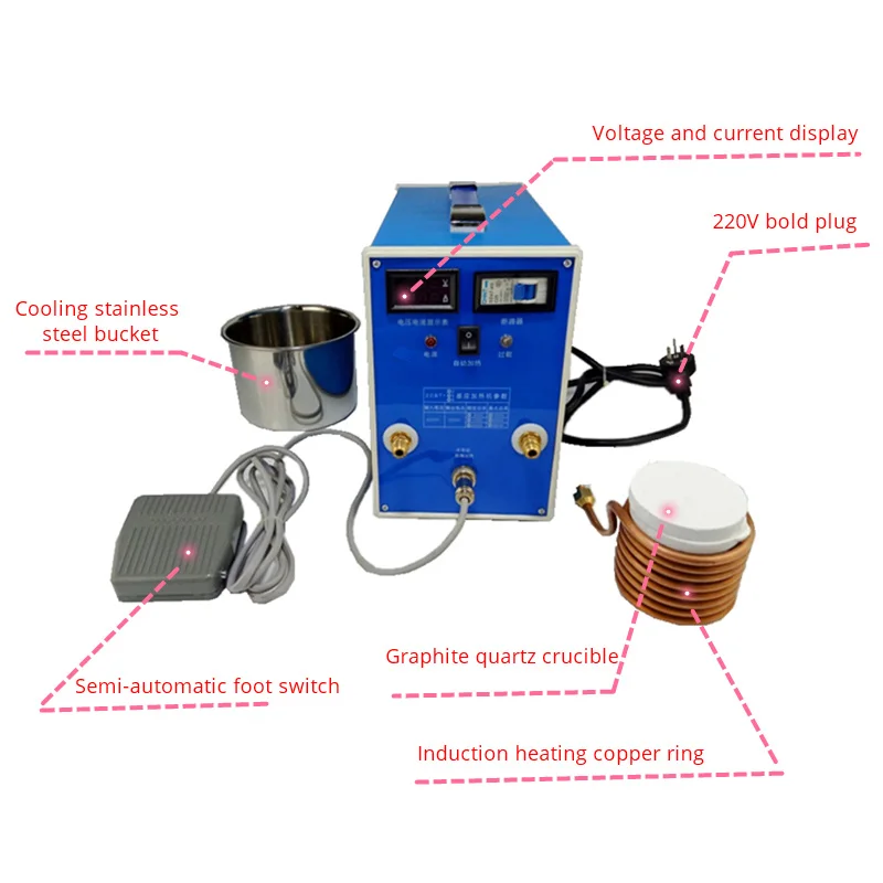 220 V High Frequency Induction Heating Machine Induction Heating