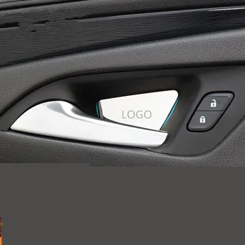 

4PCS Stainless Steel Interior Doors Bowl Decorated Moulding Cover For Buick Envision 2018 19 AAA528