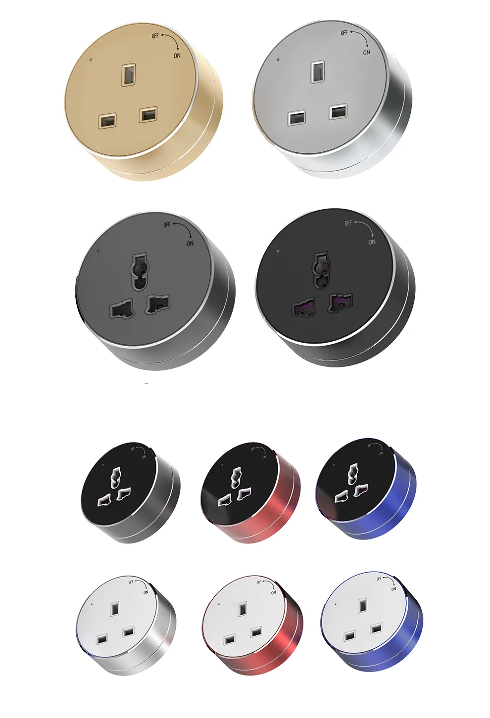 tomadas e acessórios elétricos