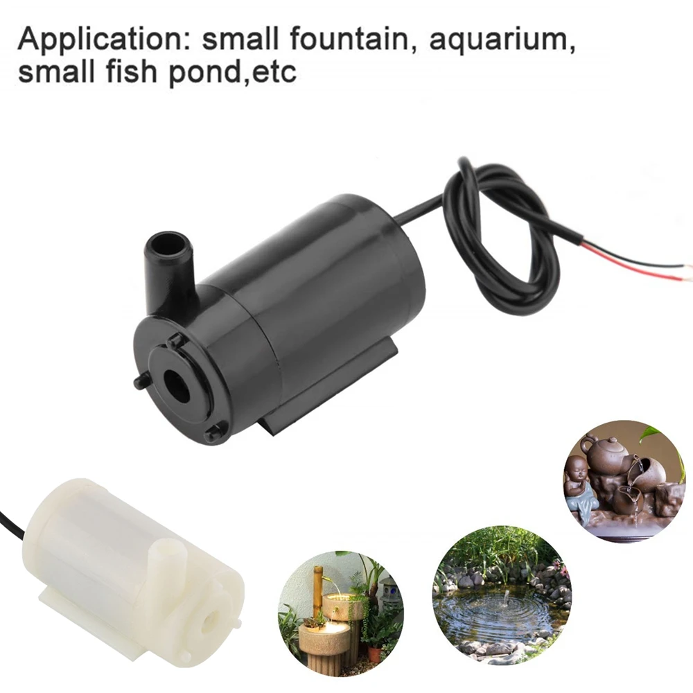 

Micro Submersible and Amphibious DC Motor Pump Water pump 3/4.5V 80-100L/H Europe Drop Shipping
