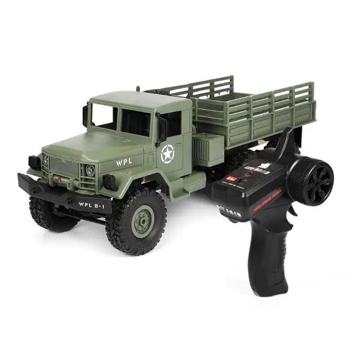 Военный автомобиль 1:16 6 колес Радиоуправляемый внедорожный багги сборный