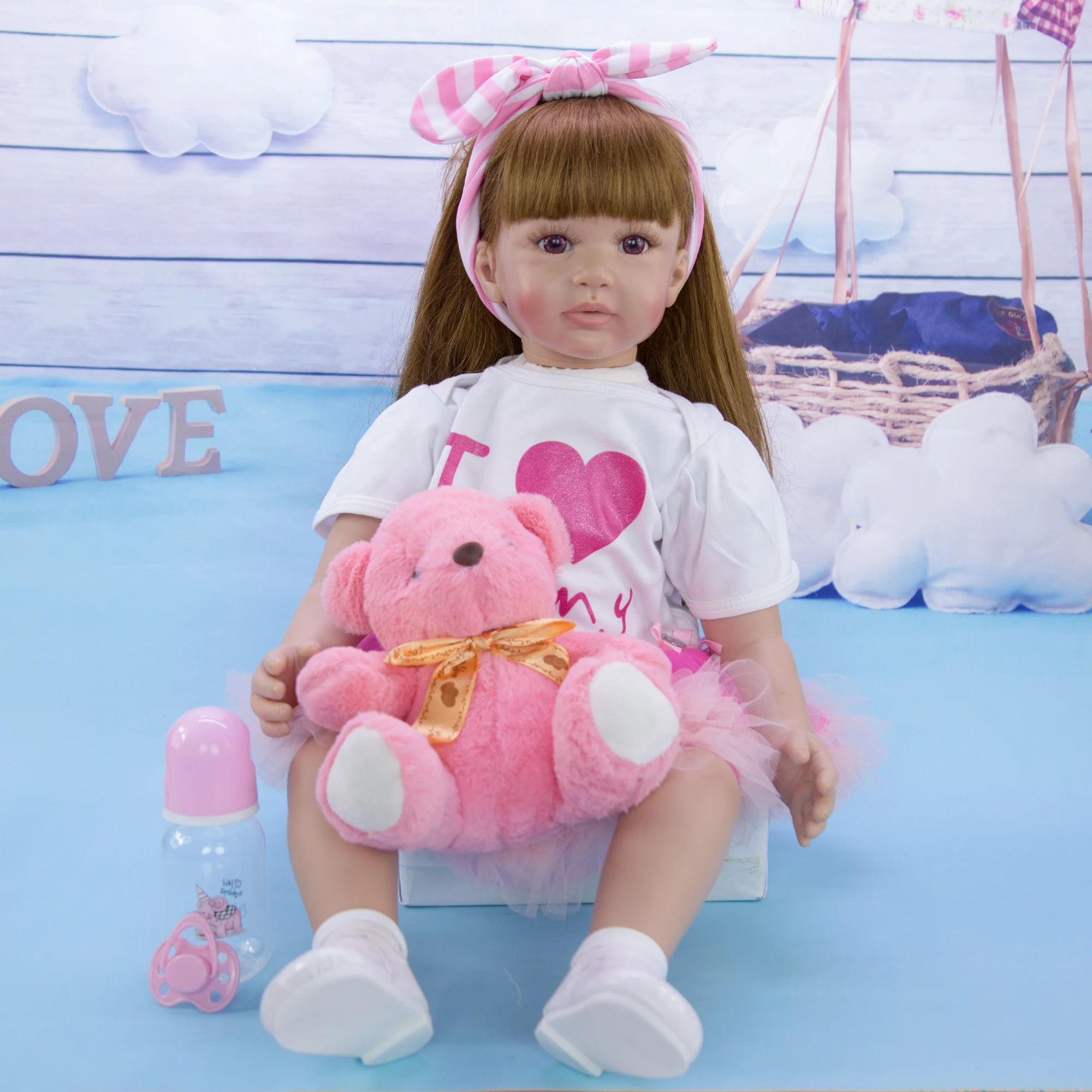 Силиконовая кукла реборн KEIUMI 24 дюйма Реалистичная 60 см игрушка ручной работы для