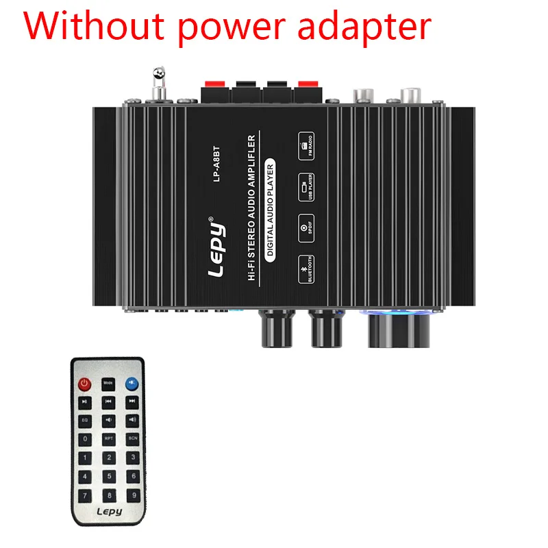 LEPY LP-A8BT Coaxial Decoding Power Amplifier FM USB SD Lossless Music Player 2x30W High Power Amplificador 5.0 Bluetooth 