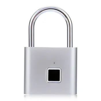 

Smart lock padlock waterproof luggage zipper gym locker door electronic password fingerprint padlock