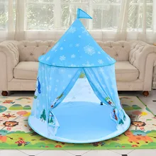 Детская палатка детская игрушка снеговик замок крытый кукольный домик Складной Замок принцессы подарок повесить флаг индийский вигвам