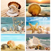 

New 5D DIY Sea View Diamond Painting Animal Cross Stitch Full Square Round Drill Starfish Diamond Embroidery Home Decor Art Gift