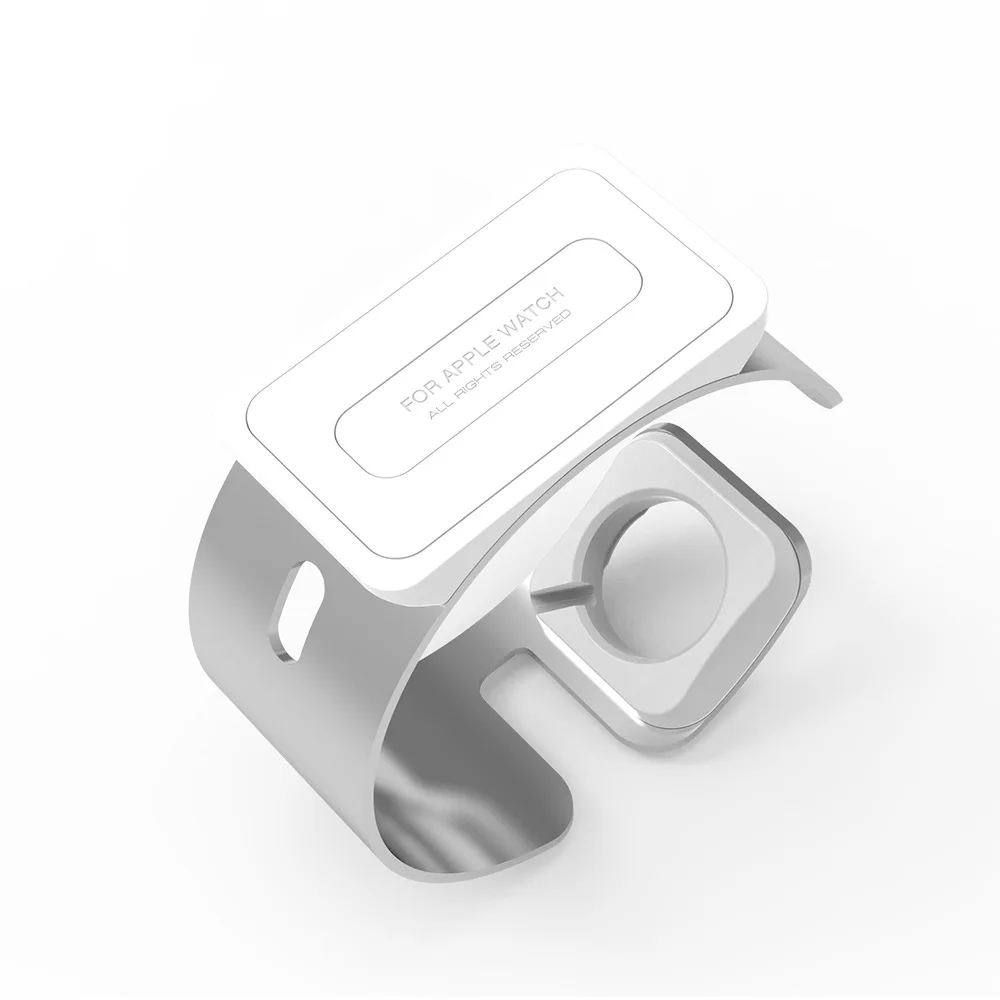 Алюминий Док станция подставка держатель для Apple Watch 1/2/3/4 Док станция Подставка держатель Поддержка зарядный кабель(не входит в комплект
