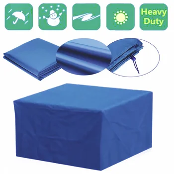 

1Pc Outdoor Furniture Cover Terrace Chair Cover Sofa Cover Dustproof Waterproof Cover for Garden (Blue)
