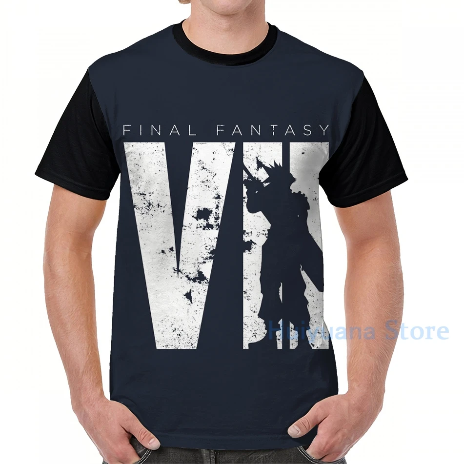 Футболка с рисунком окончательной фантазии VII-минималистичные футболки для