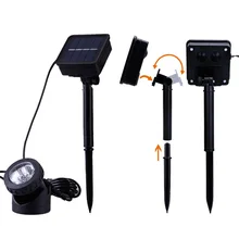 Точечные светильники на солнечных батареях 6LED Водонепроницаемый низкая Напряжение ландшафтный светильник солнечный подводный ламповый аквариум освещение шуй Чи Дэн производители