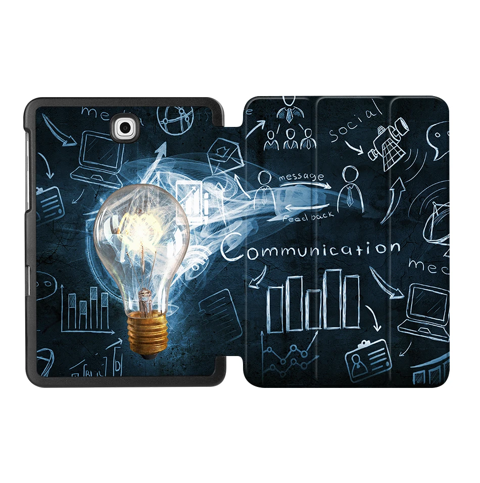 SS15 MTT для samsung Galaxy Tab S2, 8,0 дюймов, чехол для планшета T710 T715 T713 T719, тонкий Чехол-книжка из искусственной кожи с подставкой, защитный чехол - Цвет: SS15