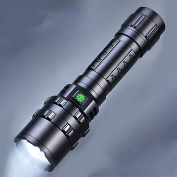 

Ultra Bright Torch Led Flashlight L2 USB Rechargeable 5 Switch Modes Waterproof Zoomable Outdoor Camping Lights 18650 Battery