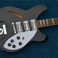 Suneye 12-строка Гитары, Ricken назад 360 черная электрическая гитара, красное дерево гриф