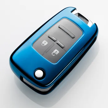 

TPU Key Cover Case For Opel Astra Corsa Meriva Zafira Antara Mokka Insignia For Chevrolet Cruze Aveo Trax Key Fob Shell Holder