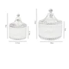 Glass Storage Jar Sugar Bowl and Salt Bowl Kitchen Condiment Dispenser Jewelry Storage Box Home Desktop Decoration Send A Gift 5
