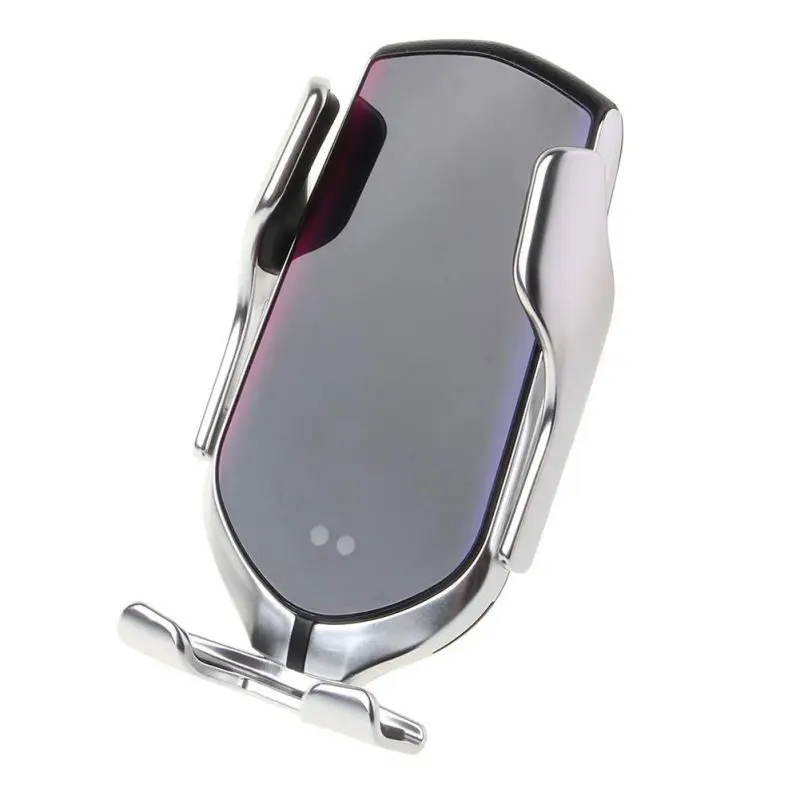 

1PCS Automatic Clamping Smart IR Sensor Car Mount Phone Wireless Charger Holder