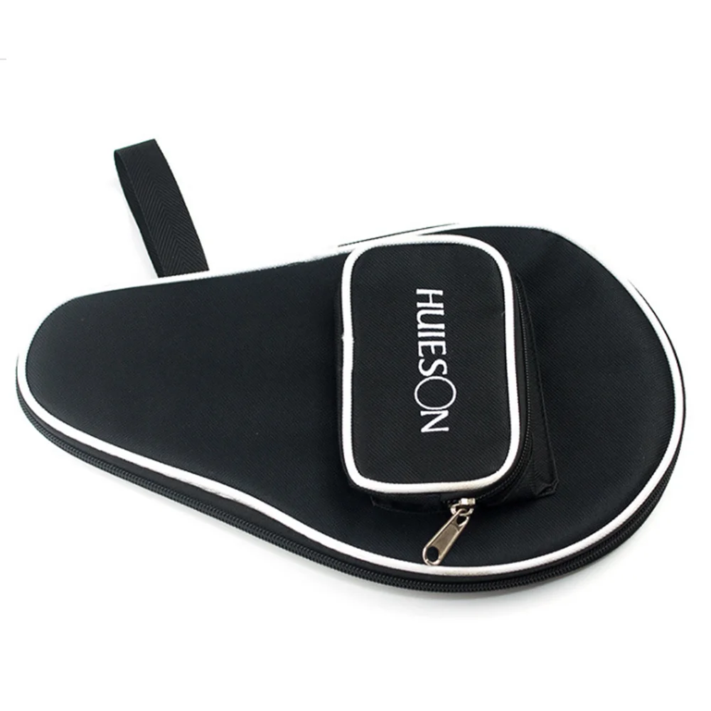 Black Blue Pouch Durable Ping Pong Ball Bag Multipurpose Paddle Bat Gourd Shape Table Tennis Racket Case Cover Storage