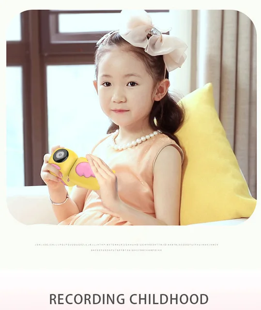 8MP Children Video Camera Full HD 1080P Digital Kids Camcorder Toy Photo Video Recorder DV with 2.0