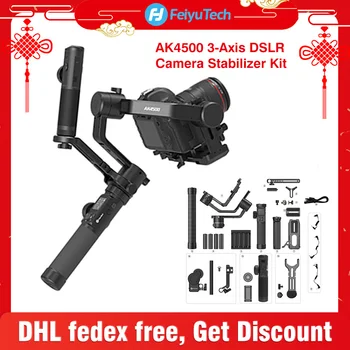 

new arrival FeiyuTech AK4500 3-Axis Handheld Gimbal DSLR Camera Stabilizer Kit for Sony/Panasonic/Canon with Remote Follow Fcous