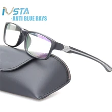 IVSTA TR90 футбольные очки компьютерные спортивные мужские анти-голубые лучи светильник блокирующие очки оправа близорукость оптический Баскетбол
