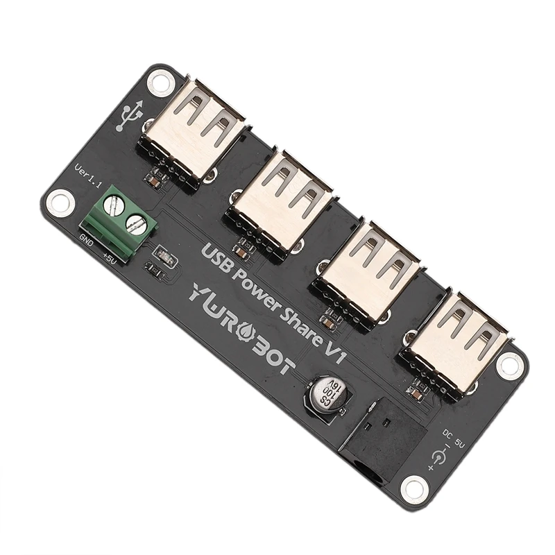 5V 4 канала USB Мощность сплиттер Мощность зарядная Модульная плата