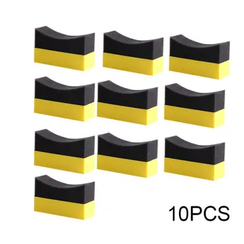 

5/10/20pcs Tire Dressing Applicator Pads Car Contour Sponge Shine Protectant Wheel @LS