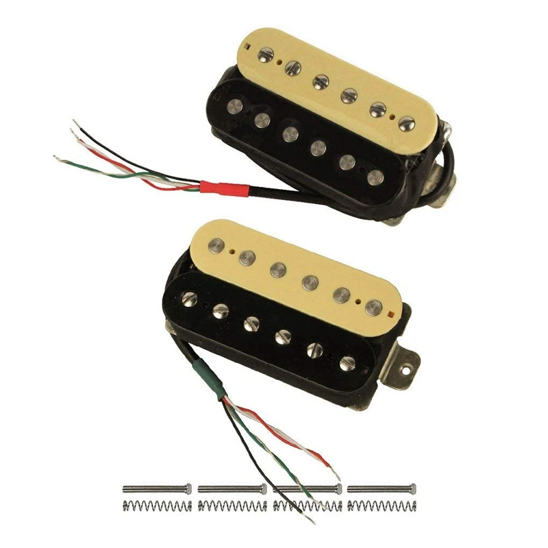HG-высокая Выход Alnico V гитарный звукосниматель двойная катушка звукосниматели "хамбакер" шеи и мост комплект(Зебра+ черный