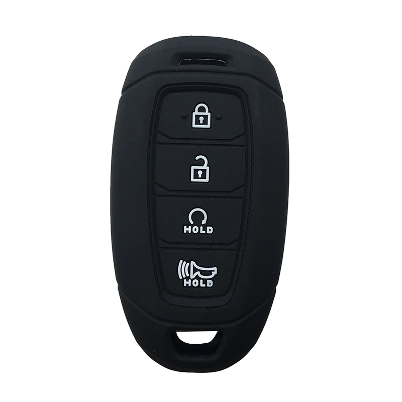 Силиконовый чехол для ключей Hyundai Ix25 Encino Verna Lafesta La Festa Santafe 4 кнопки защитный набор