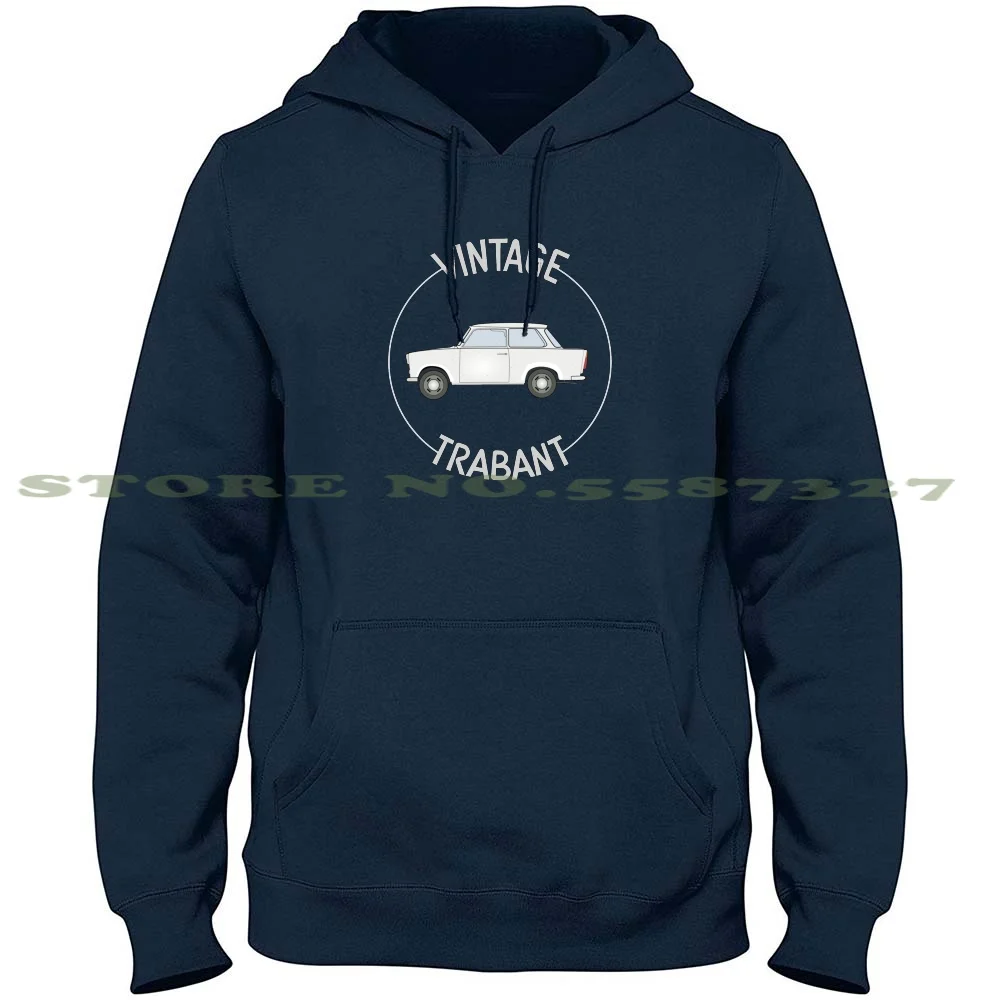 Vintage Trabant Streetwear Sport Felpa Con Cappuccio Felpa East German Germany German Auto Vintage Classic Cars 1990 Eastern Bloc Cold
