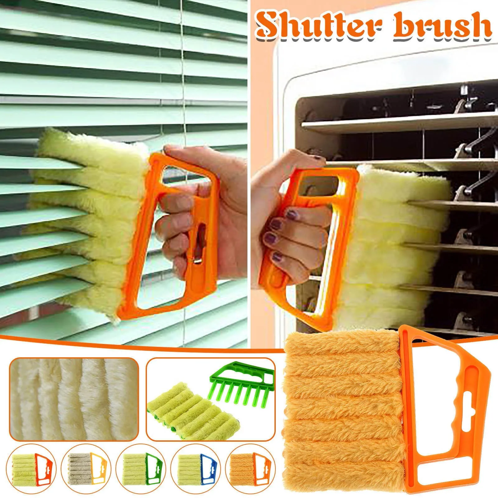 Air Conditioner Cleaning Brush Can Be Removed And Cleaned With Shutter