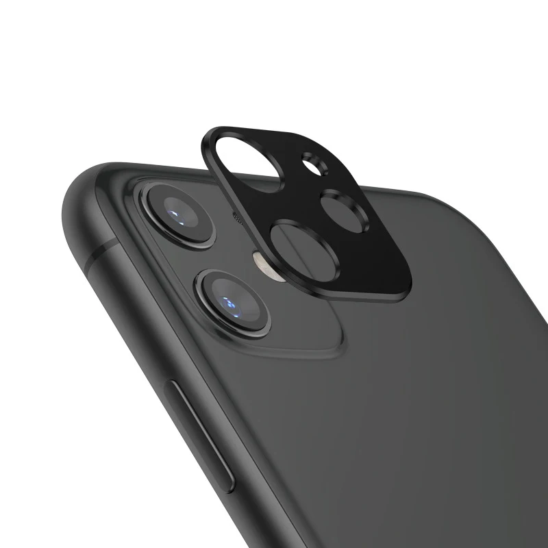 Защитная крышка для объективов камеры для iPhone 11 Pro Max, металлическое кольцо-бампер для объектива мобильного телефона, защитный чехол для задней панели смартфона
