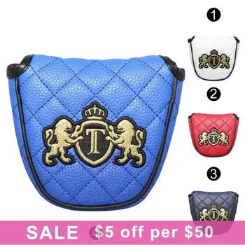 

10pcs Golf Putter Headcover JT Sport Golf Mallet Putter Headcovers Golf Club Head Cover Leather Magnetic Free Shipping