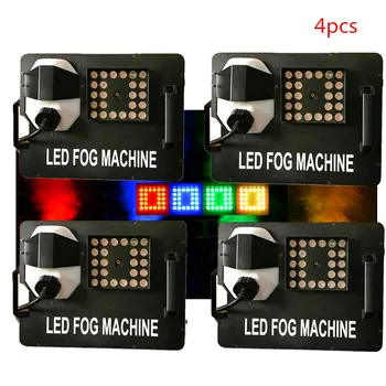 

4pcs 1500W Fog Machine/Vertical LED Smoke Machine With 24X9W RGB LED Lights/DMX512 Stage Fogger DJ/Bar/Disco Mist Haze Machine