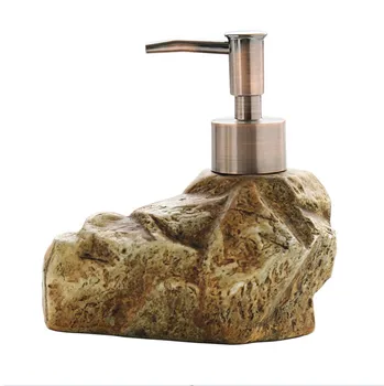 

Ceramics, Retro Stone Shampoo Bath Lotion, Dispenser, Soap Dispenser Multi-color Ceramic Wash Shampoo Hand Lotion Bath