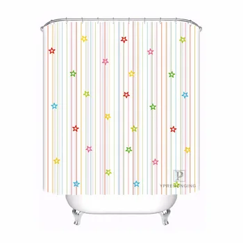 

Bath Curtain For Bathroom Custom Pink Elephant Home Decor Shower Curtain Waterproof Fabric Hooks #180417-01-09