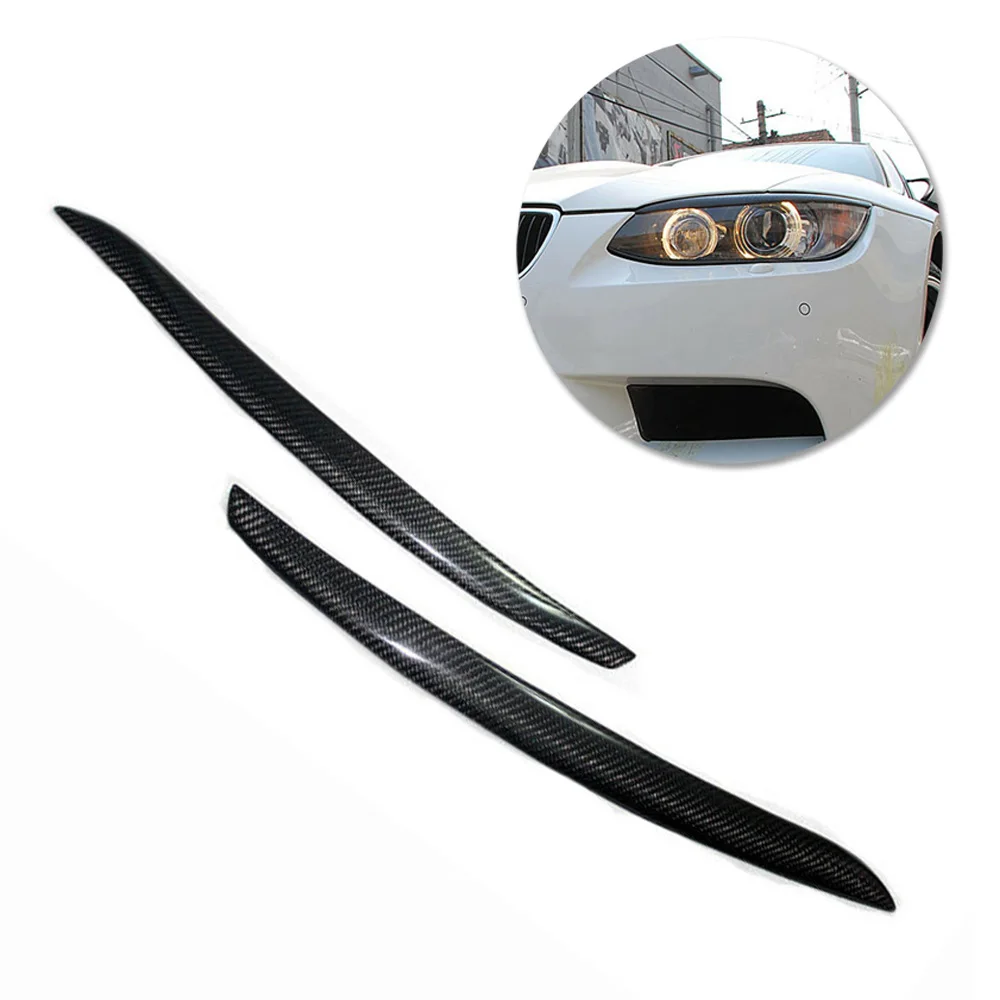 

2pcs Car Headlight Covers For BMW 3 Series E92 E93 & M3 2006-2013 Car Headlight Cover Eyebrow Trim Decal Car Lamp Auto Parts