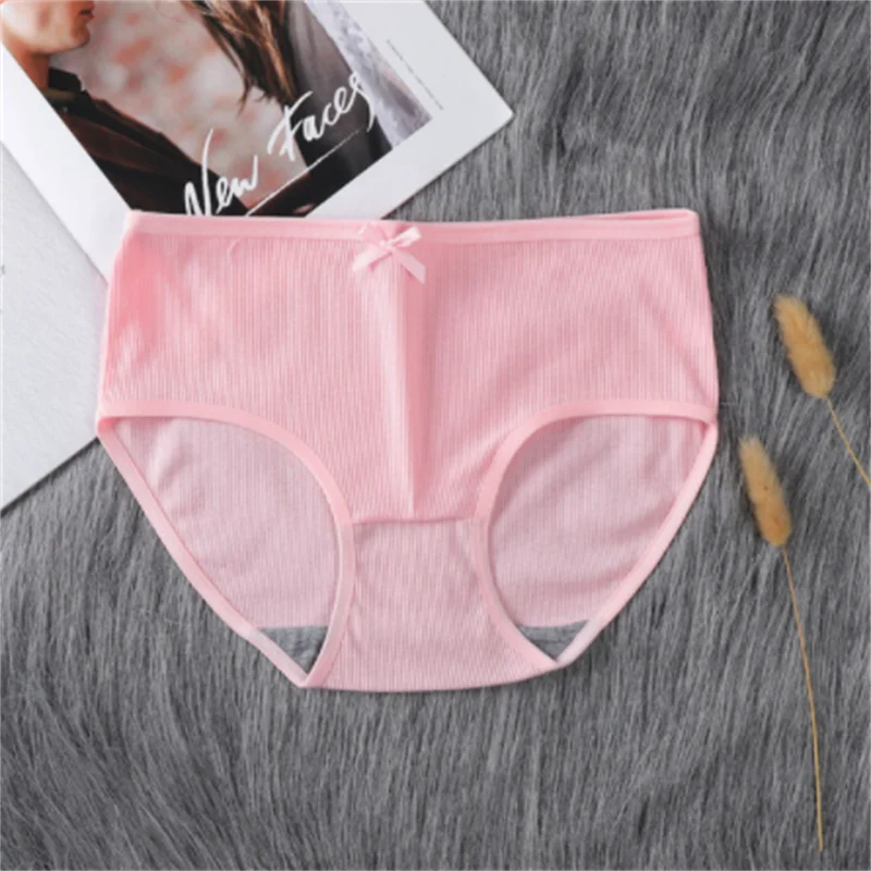 Seamless Panty Set Underwear Female Comfort Intimates Fashion Ladies Mid Waist Briefs Panties Women Sexy Lingerie high rise thongs