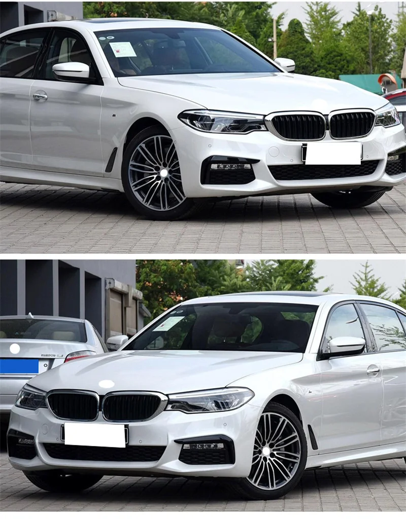 2PCS/set Car Out Side Vent Air Flow Outlet Sticker Decoration For BMW G30 G38 New 5 Series 2017 2018 Fender Wind Port Cover Trim