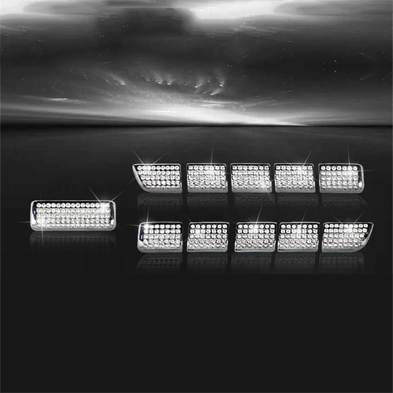 Suitable For Mercedes-Benz Accessorie c-class c200l c180l e300 glc260 Car air-conditioning button stickers interior modification