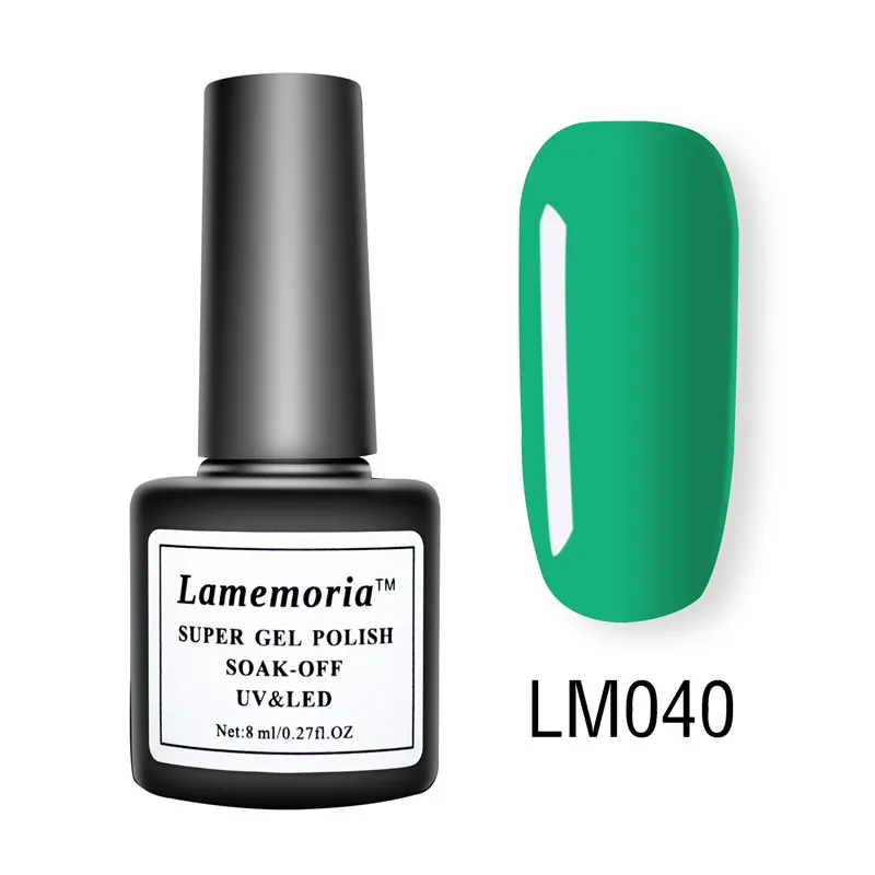 Lamemoria Гель лак для ногтей Art Vernis полуперманентный УФ светодиодный Топ маникюра