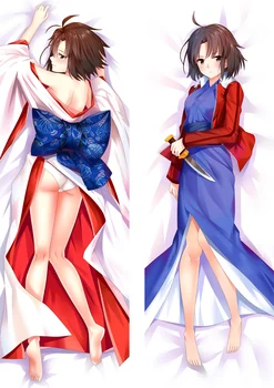 

MMF The Garden of Sinners (Kara no Kyokai) characters Shiki Ryogi & Azaka Kokuto pillow cover Rakkyo body pillowcase Dakimakura