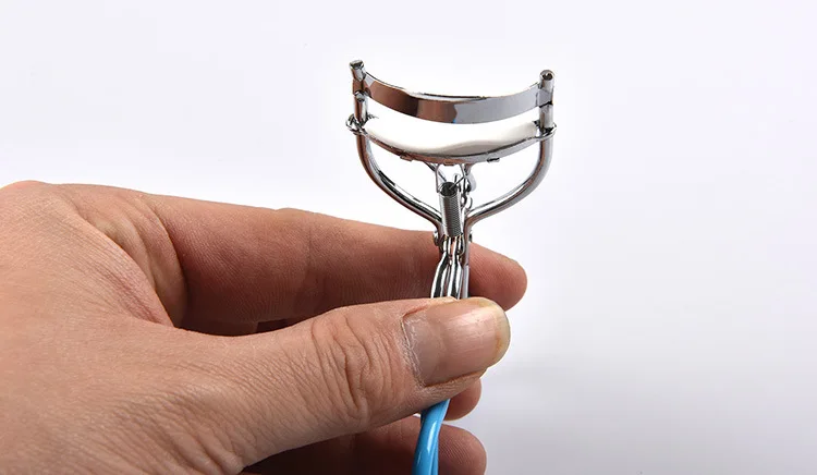 Metal Color Plastic-dipping Rubber Candy-Colored Eyelash Curler Facial Part Beauty Makeup Tool 19G